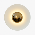 Applique murale design a LED in disco colorato metallico stile Porch Luxury