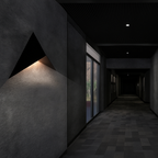 Applique murale design a LED in metallo triangolare Loft