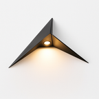 Applique murale design a LED in metallo triangolare Loft
