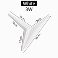 Applique murale design a LED in metallo triangolare Loft