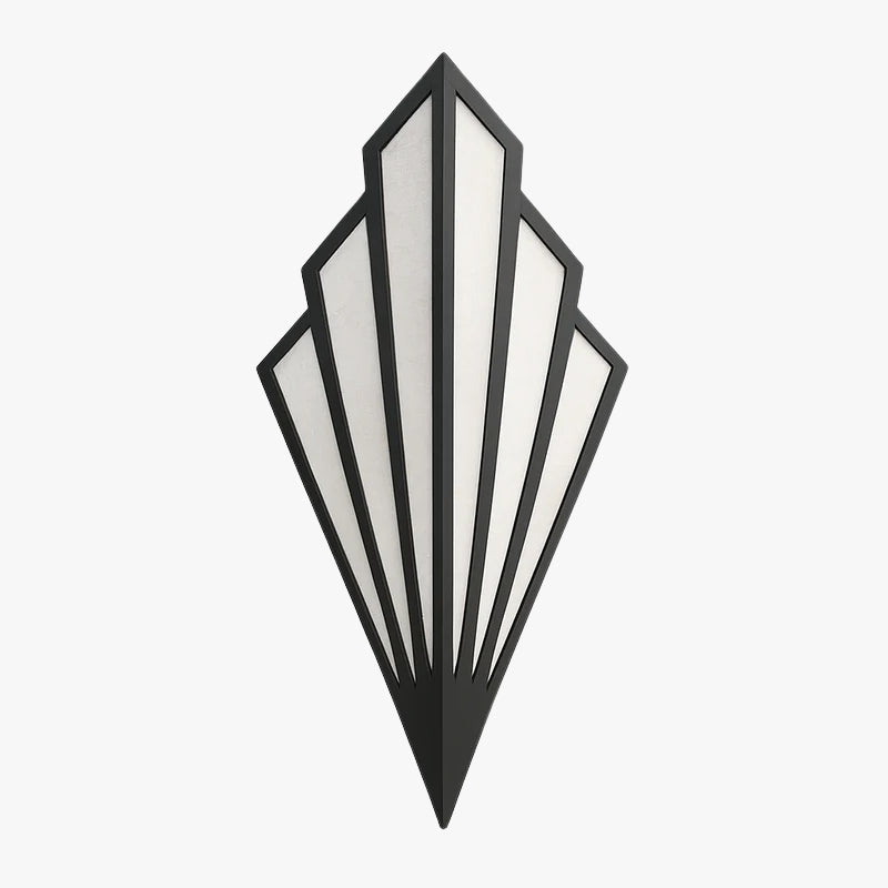 Applique murale di design triangolare LED in metallo colorato