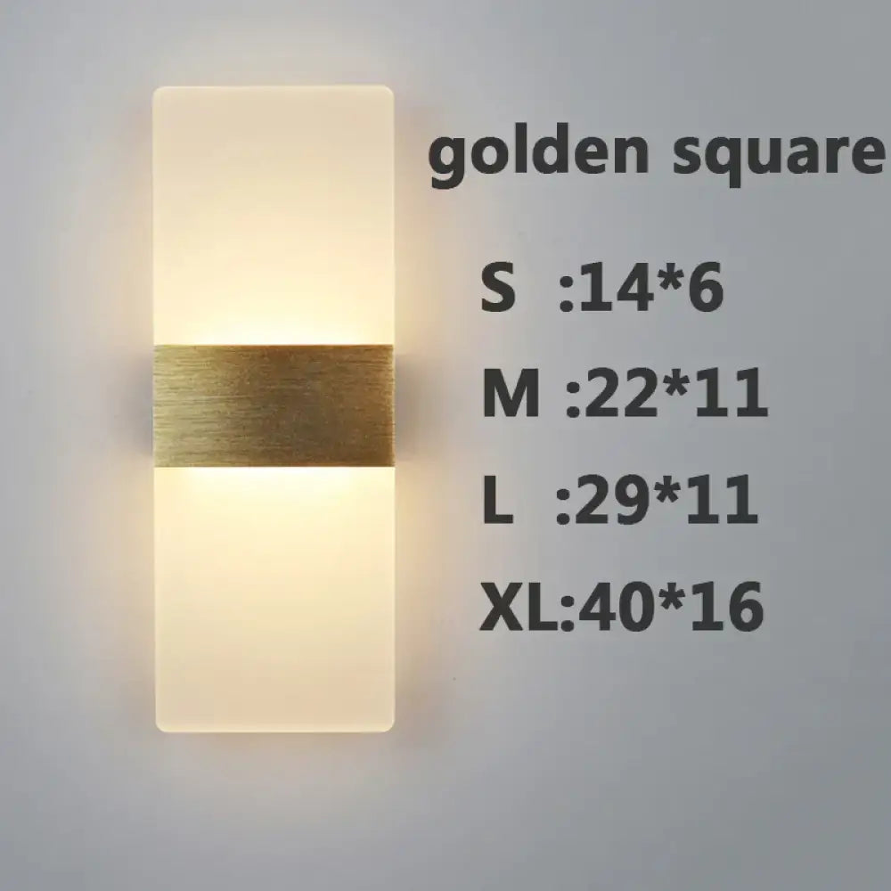 Applique Murale LED Acrilico Moderno