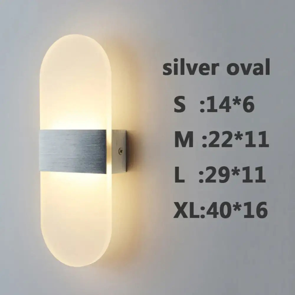 Applique Murale LED Acrilico Moderno
