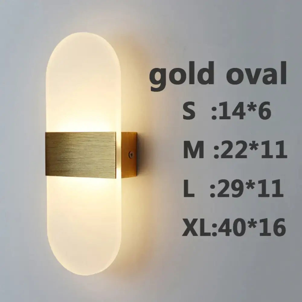 Applique Murale LED Acrilico Moderno