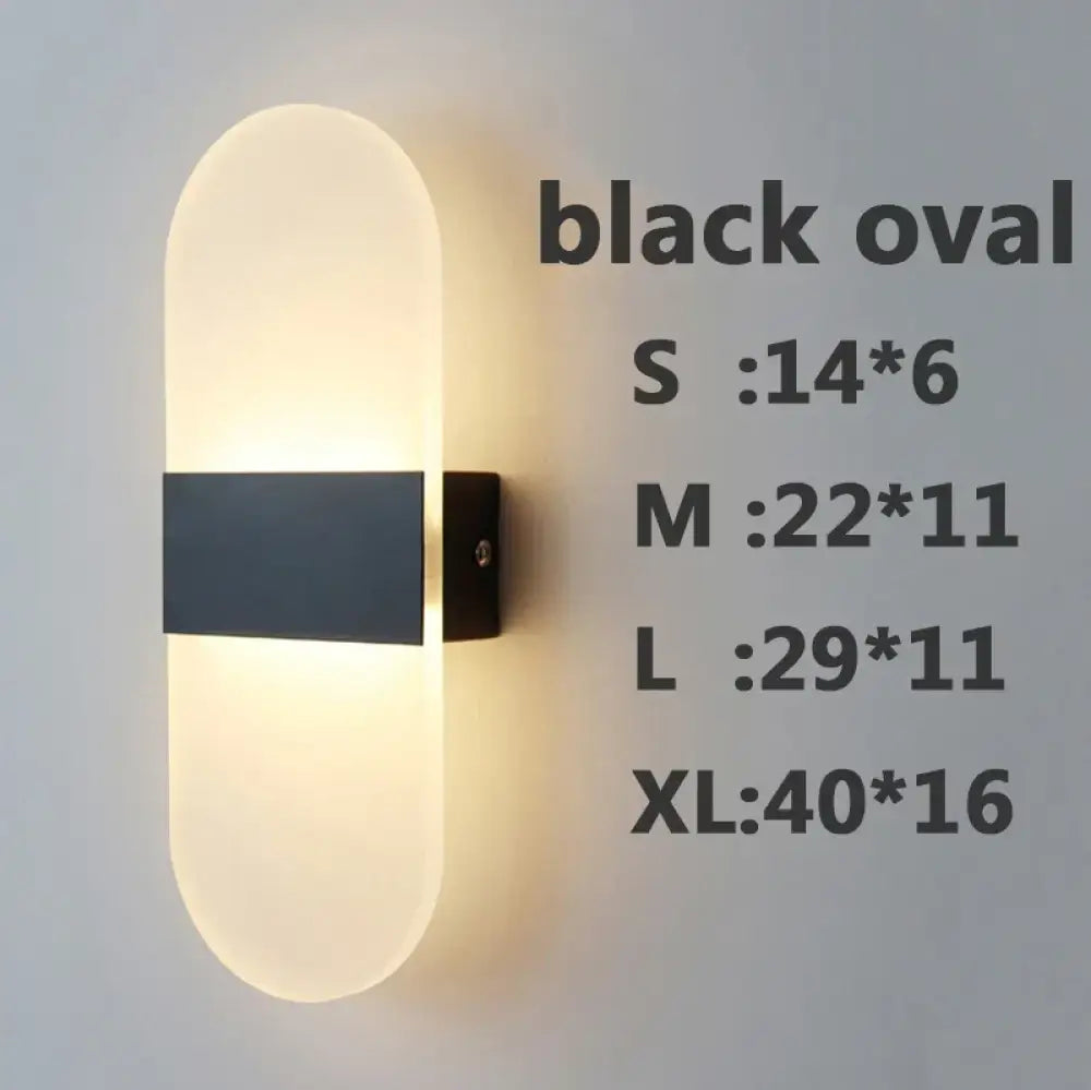 Applique Murale LED Acrilico Moderno