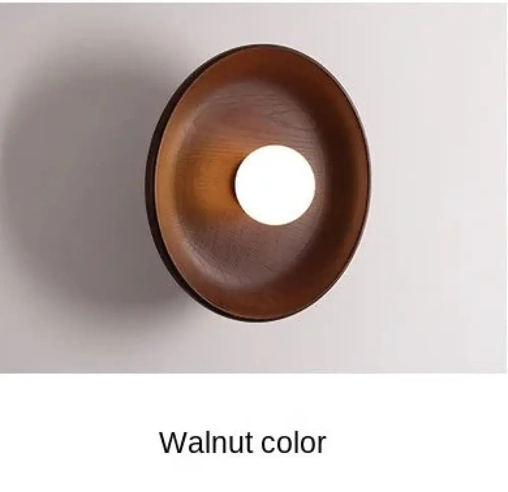 Applique murale LED in legno scandinavo elegante
