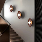 Applique murale LED in legno scandinavo elegante