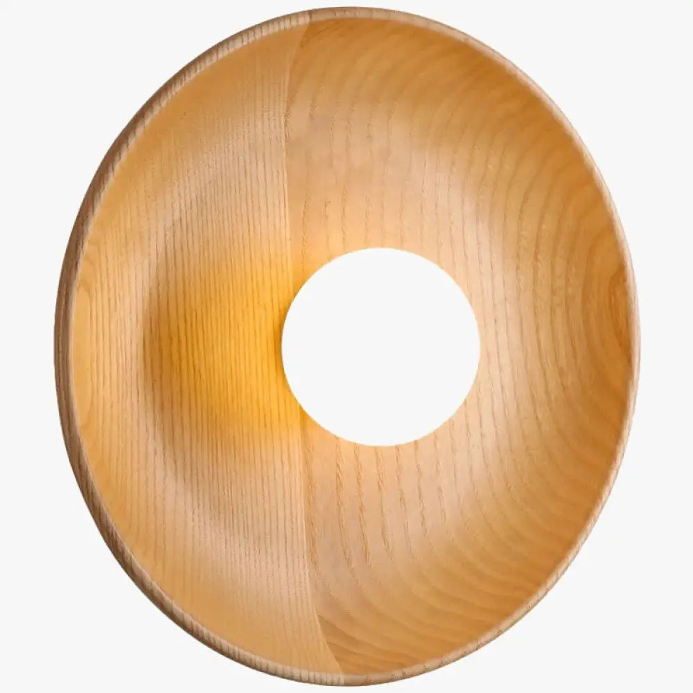 Applique murale LED in legno scandinavo elegante