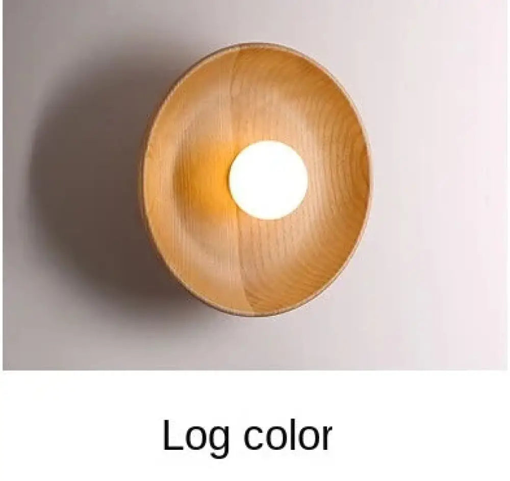 Applique murale LED in legno scandinavo elegante
