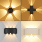 applique murale led decorazione interna moderna illuminazione design