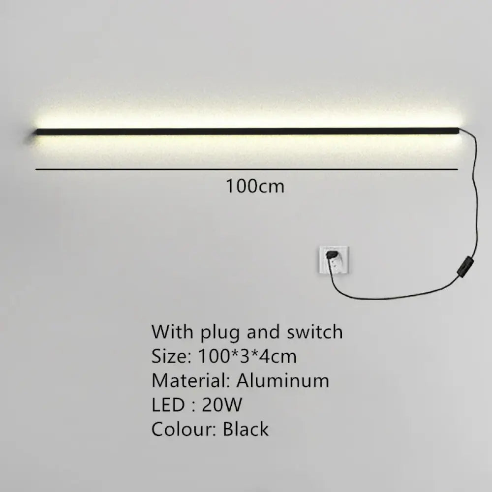 Applique murale camera LED design contemporaneo
