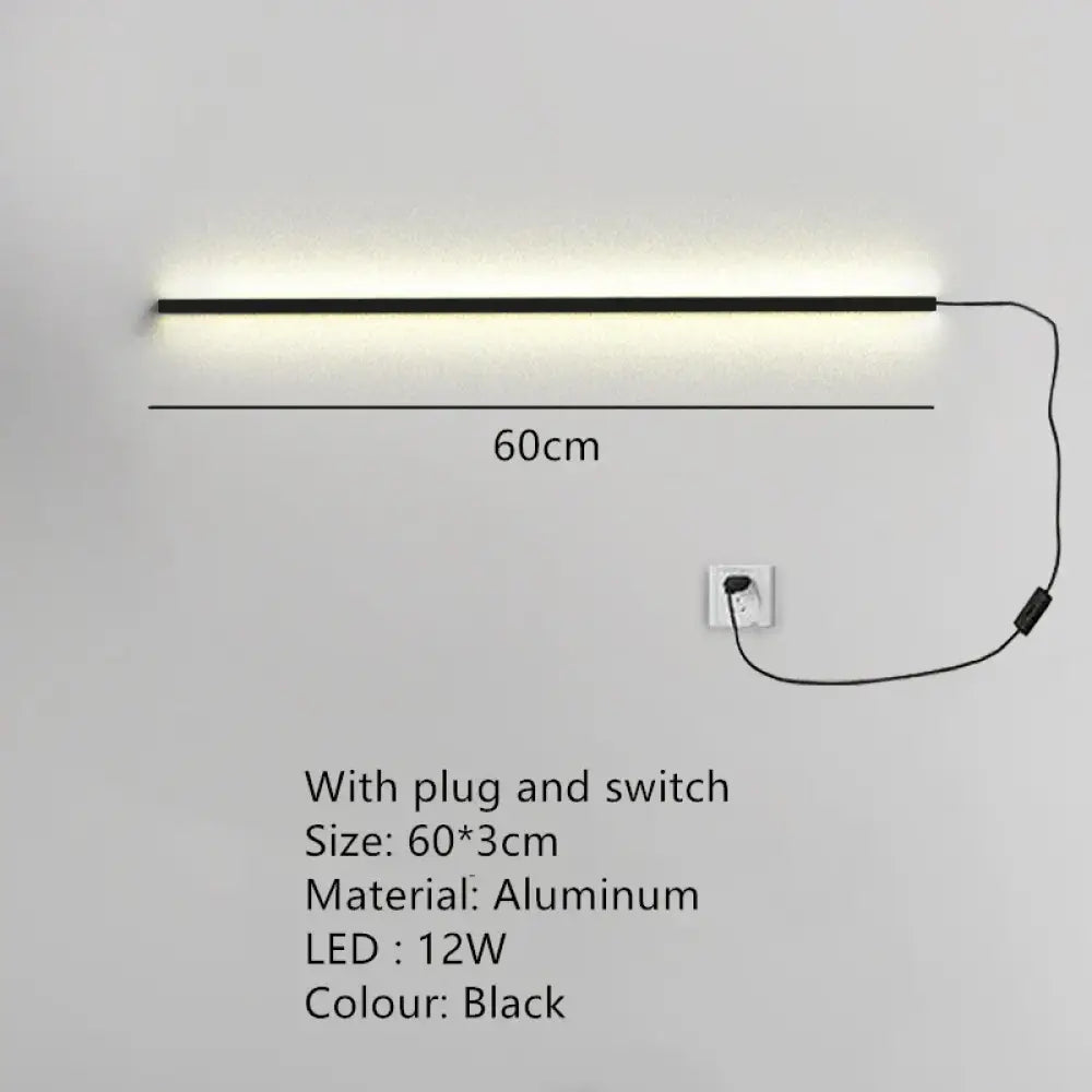 Applique murale camera LED design contemporaneo