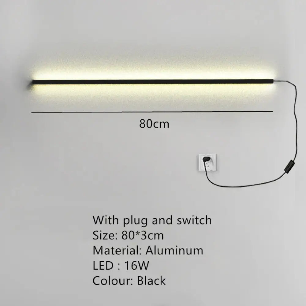 Applique murale camera LED design contemporaneo