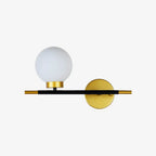 Applique murale LED design elegante vetro metallo