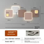 Applique murale LED design minimalista elegante.