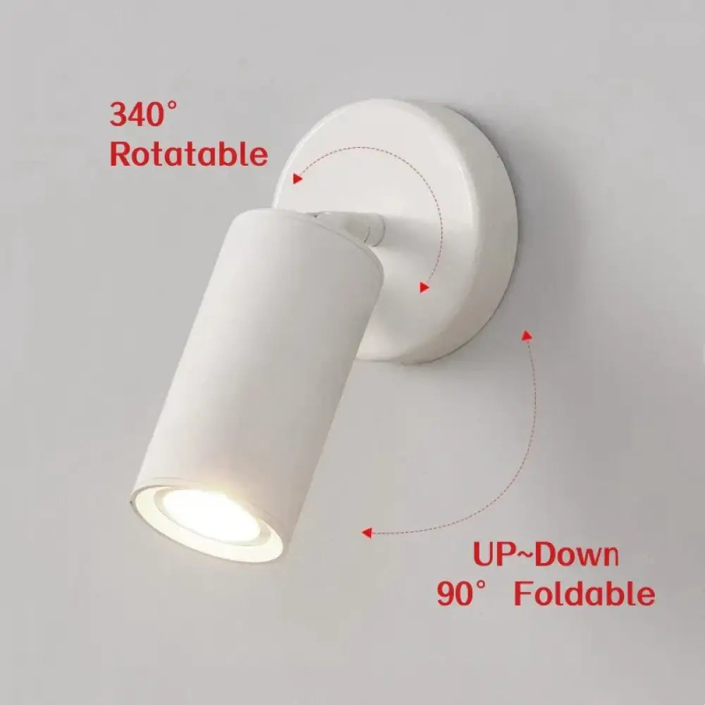 Applique murale LED design moderno rotativo