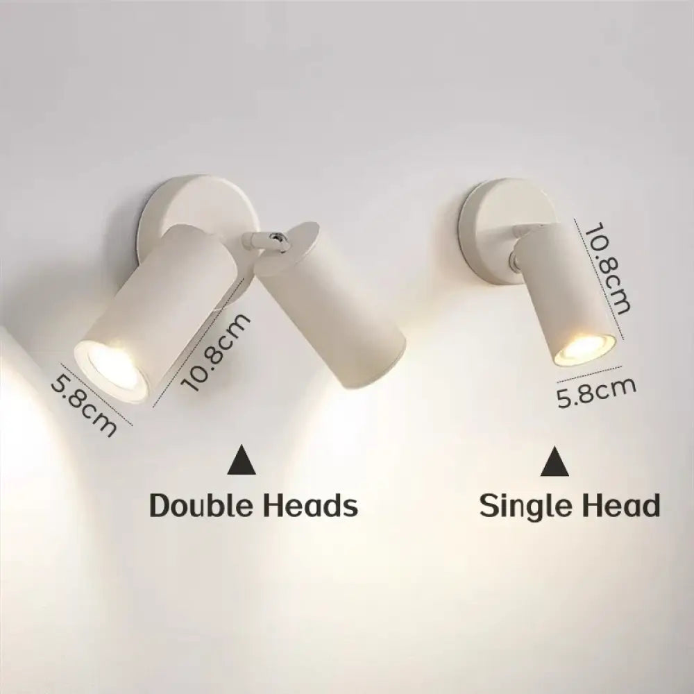 Applique murale LED design moderno rotativo