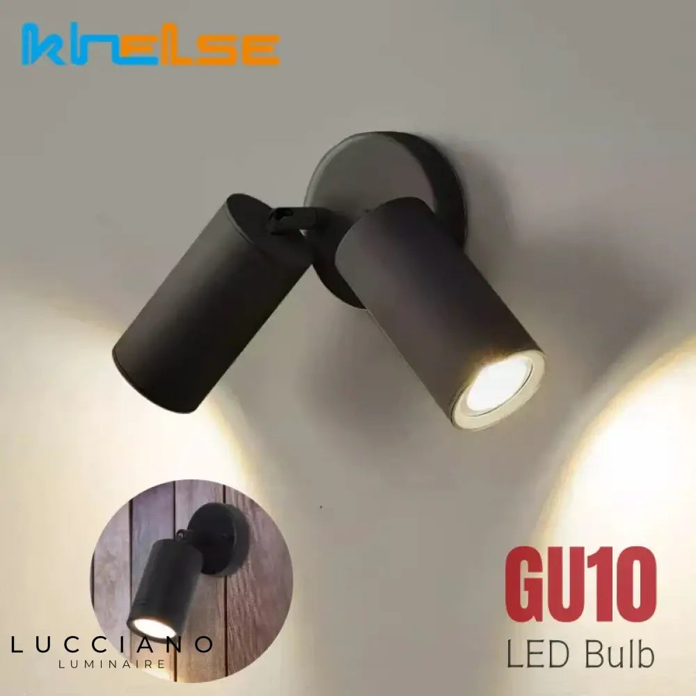 Applique murale LED design moderno rotativo