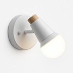 Applique murale LED a forma di cervo in legno Novelty