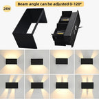 Applique murale LED esterna design moderno resistente