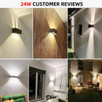 Applique murale LED esterna design moderno resistente