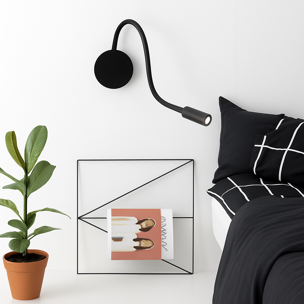 Applique murale LED lampada orientabile Camera da letto