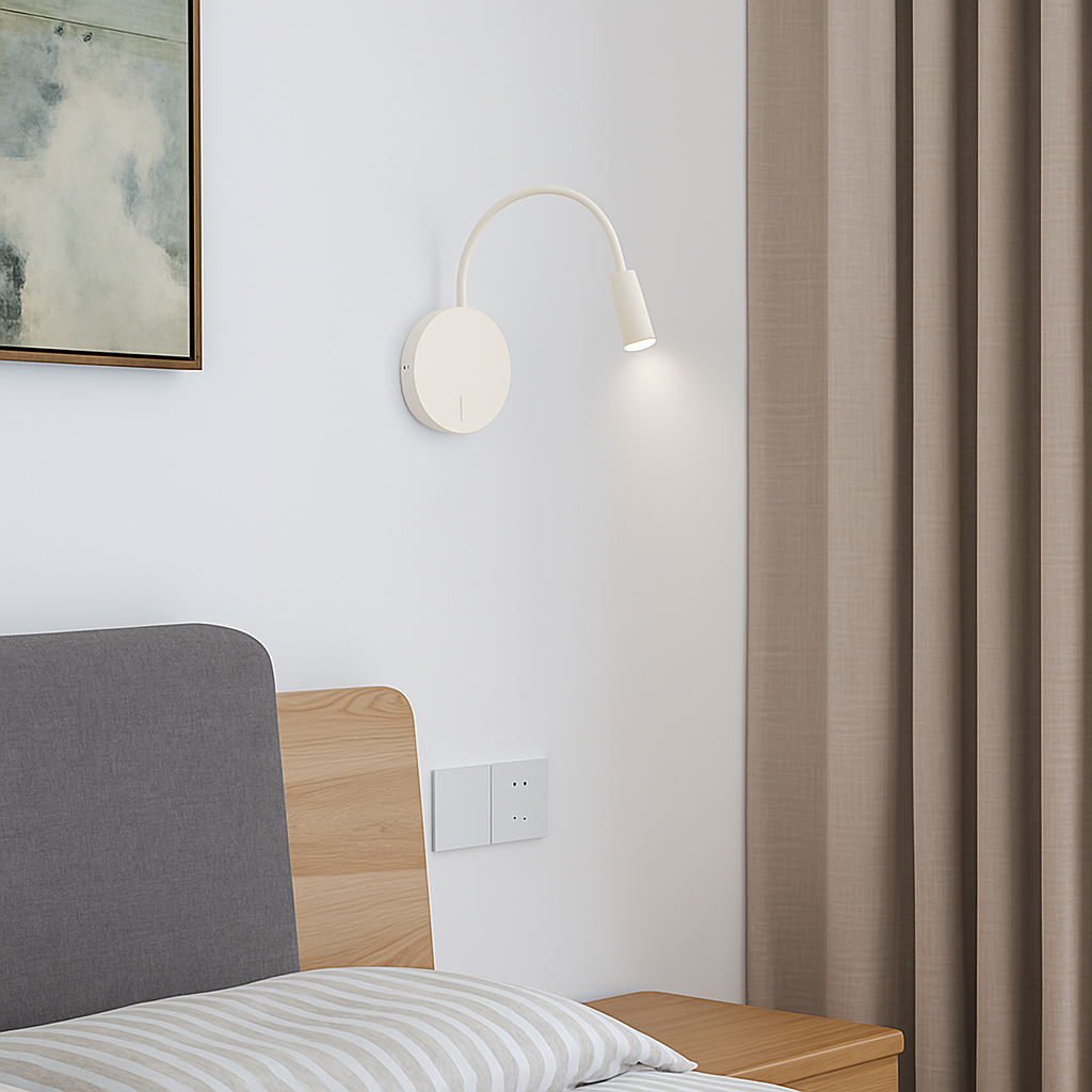 Applique murale LED lampada orientabile Camera da letto