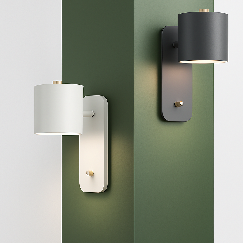 Applique murale LED lampade luci interne illuminazione scala nordica moderna camera applique decorativa per la casa per soggiorno con interruttore applique murale