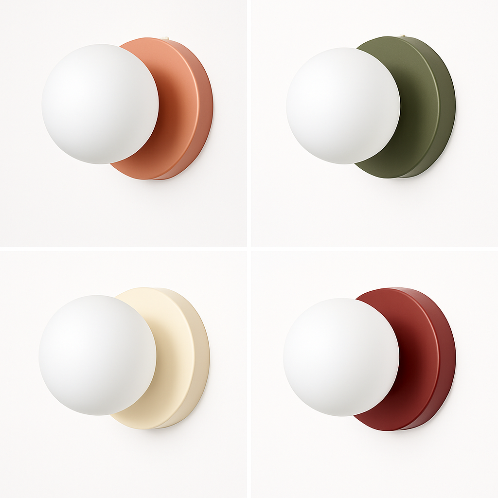 Applique murale LED Macaron creativa 10/12cm