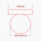 Applique murale LED Macaron creativa 10/12cm