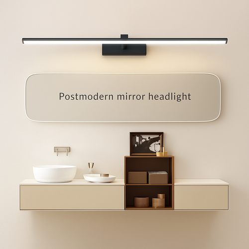 applique murale LED moderna tre colori illuminazione alluminio per trucco