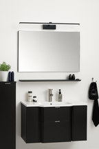 applique murale LED moderna tre colori illuminazione alluminio per trucco