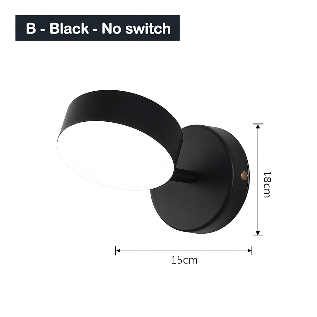 Applique murale LED nordico decorazione casa