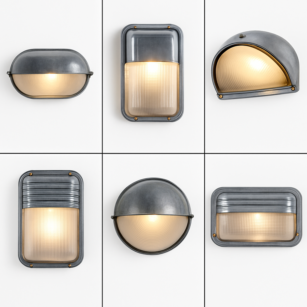 Applique murale LED retro esterna E27 industriale Vintage IP65 impermeabile in vetro