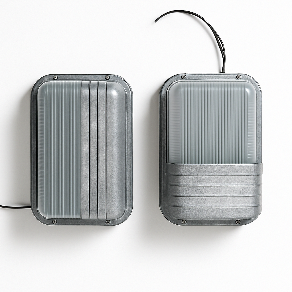 Applique murale LED retro esterna E27 industriale Vintage IP65 impermeabile in vetro