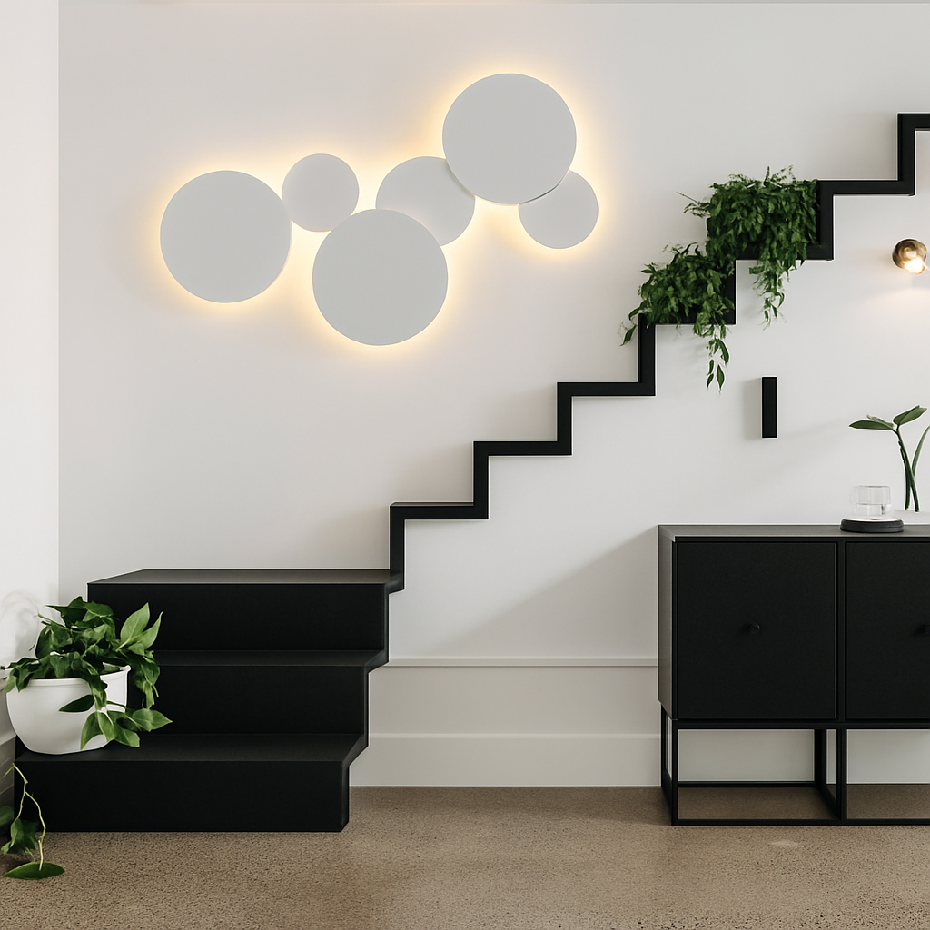 Applique murale LED rotonda Eclipse (singola)