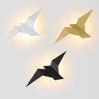 Applique murale moderna LED uccello stile origami Naila