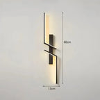 Applique Murale Nera Design per Scala