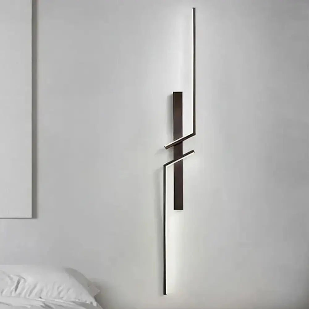 Applique Murale Nera Design per Scala