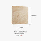 Applique murale in pietra naturale Illuminazione esterna design elegante