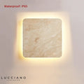 Applique murale in pietra naturale Illuminazione esterna design elegante