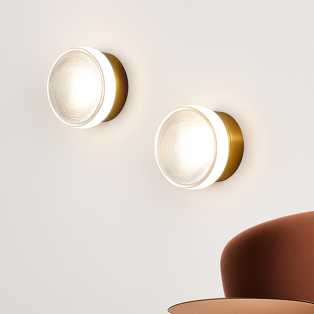 Applique murale rotonda moderna LED soggiorno corridoio camera da letto bagno decorazione per la casa illuminazione interna