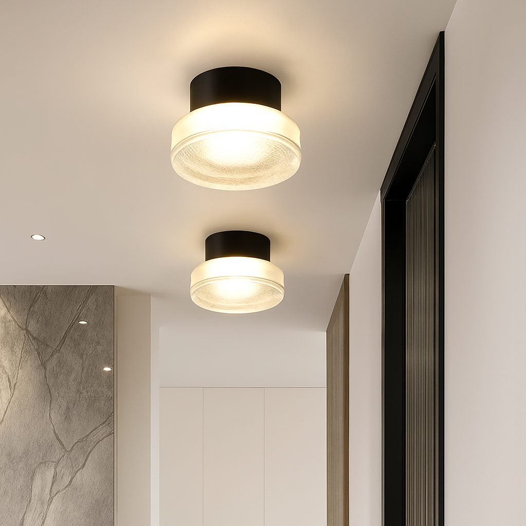 Applique murale rotonda moderna LED soggiorno corridoio camera da letto bagno decorazione per la casa illuminazione interna