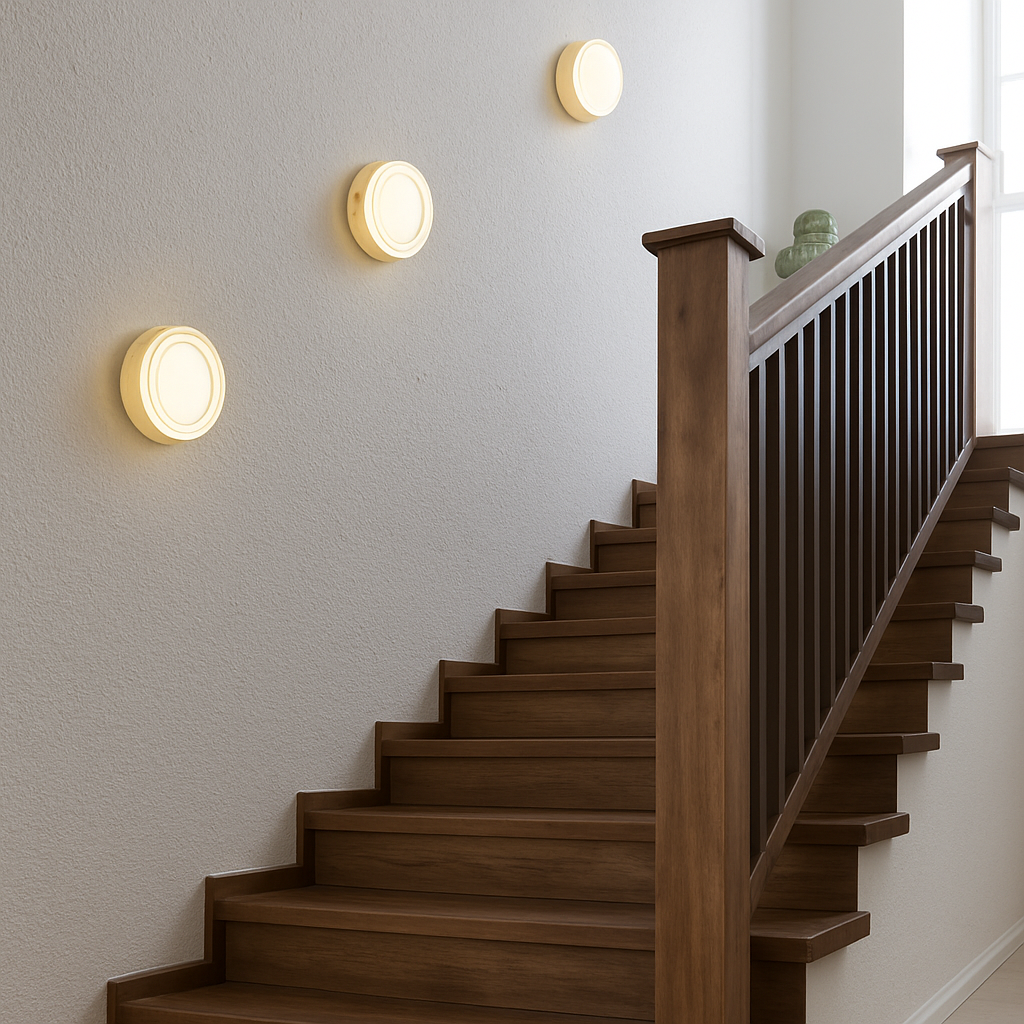 Applique murale rotonda moderna LED soggiorno corridoio camera da letto bagno decorazione per la casa illuminazione interna
