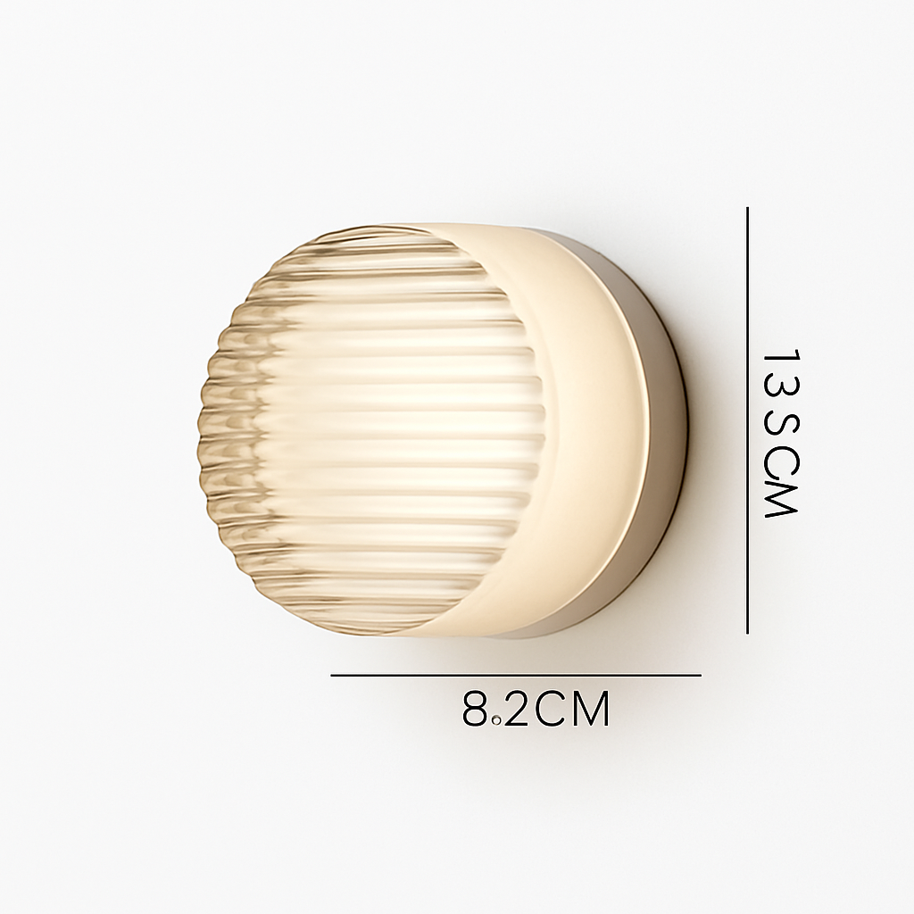 Applique murale rotonda moderna LED soggiorno corridoio camera da letto bagno decorazione per la casa illuminazione interna