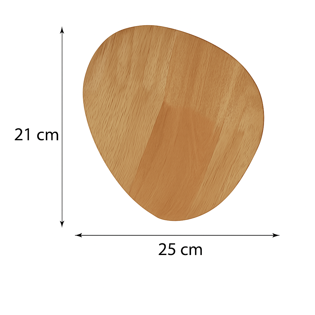 Applique murale scandinava LED di forma ovale in legno