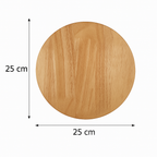 Applique murale scandinava LED di forma ovale in legno