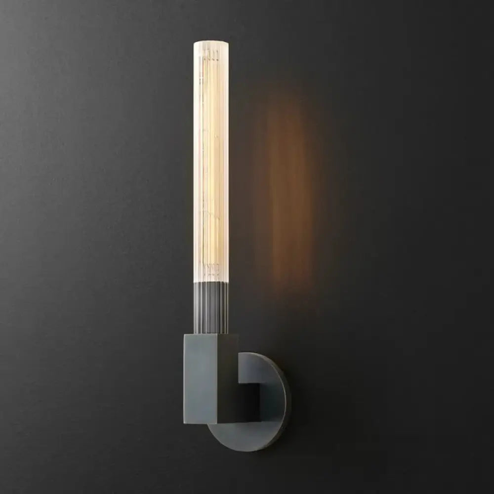 Applique murale trasparente elegante minimalista luminosa.