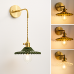 Applique da parete Vintage in ottone