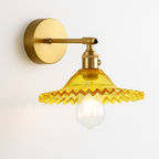 Applique da parete Vintage in ottone